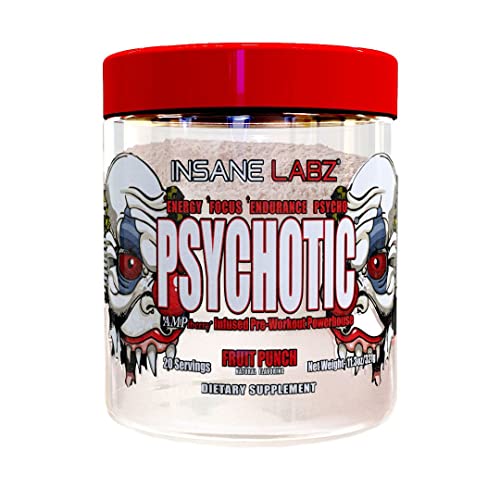 Insane Labz Psychotic Clear, Fully Disclosed, Clinically Dosed Pre Workout Powder Insane Labz uk supplements