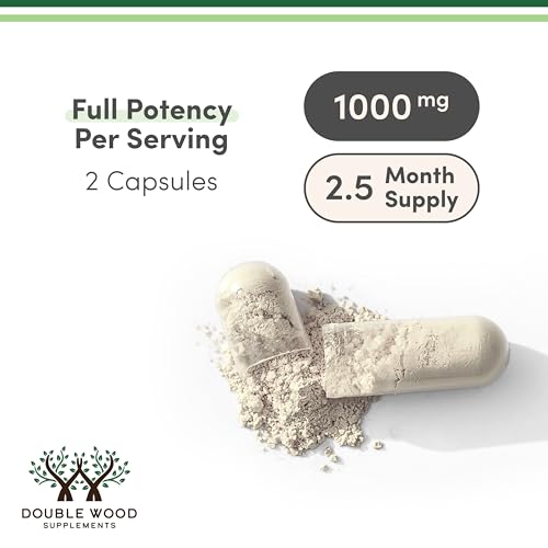 Acetyl L-Carnitine 1,000mg Per Serving, 150 Capsules (ALCAR for Brain Function Support, Memory, Attention, and Stamina) Acetyl L Carnitine That is Third Party Tested by Double Wood Double Wood Supplements uk supplements