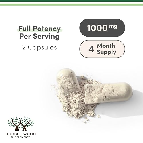Boswellia Serrata - 240 Capsules (Max Strength 1,000mg of 65% Boswellic Acid Extract) Boswellia Extract Capsules (Joint Support Supplement for Joint Health) Third Party Tested by Double Wood Double Wood Supplements uk supplements