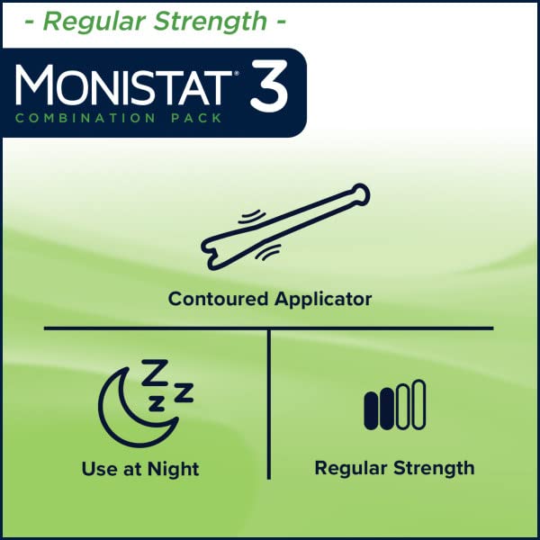 Monistat 3 Vaginal Antifungal Combination Pack - 3 Each, Pack of 2 Monistat uk supplements