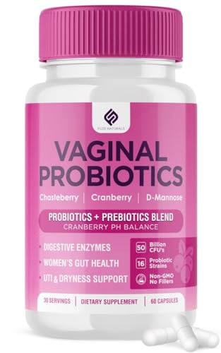 Vaginal Probiotics for Women Digestive Enzymes Gut Health PH Balance Pills, Women's Fuze Naturals uk supplements
