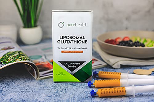 The Most Bioavailable Liposomal Glutathione on The Market Unique Patented Formula Pure Health uk supplements