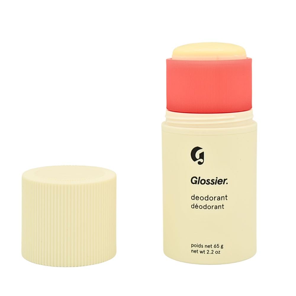 Glossier Deodorant Refillable Holiday Gift Set: Aluminum-Free Stick 2.2 oz + YOU Refill – Coconut Oil Base, Warm & Spicy Glossier uk supplements