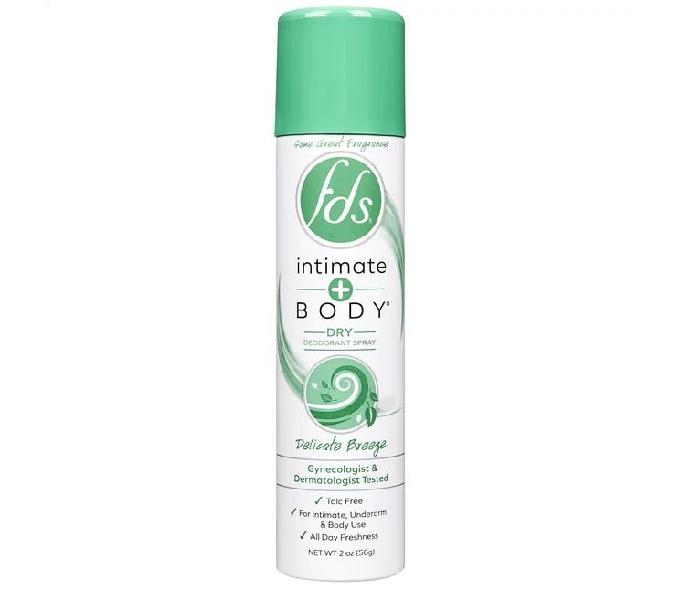 FDS Intimate + Body Dry Feminine Deodorant Spray, Delicate Breeze, 2 Oz Generic uk supplements