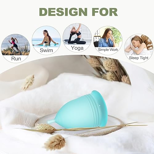 YTYOMUR Menstrual Cup Steamer Sterilizer with 2 Reusable Period Cups, Menstrual Cups Cleaner YTYOMUR uk supplements