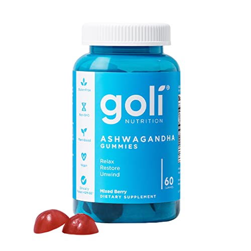Goli Ashwagandha & Vitamin D Gummy - 60 Count - Mixed Berry, KSM-66, Vegan Goli uk supplements