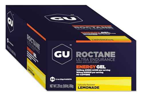 GU Energy Roctane Ultra Endurance Energy Gel, 24-Count, Lemonade GU Energy uk supplements