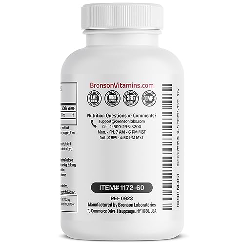 Bronson CoQ10 100 MG High Potency Cellular Energy Production, 60 Vegetarian Capsules Bronson uk supplements