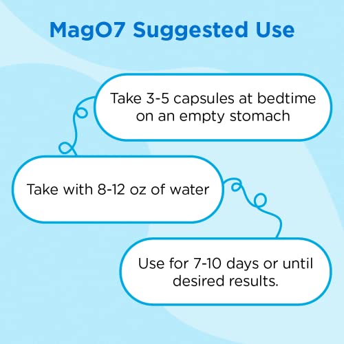 nbpure Mag O7 Oxygen Digestive System Cleanser Capsules, 180 Count nbpure uk supplements