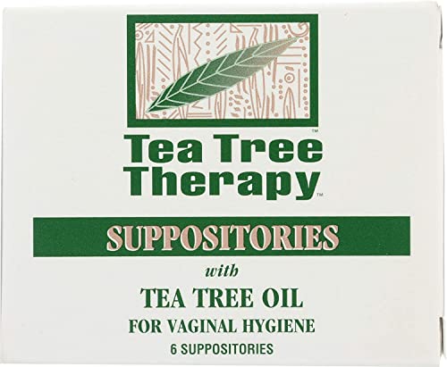 Tea Tree Therapy - Suppository with Tea Tree Oil For Vaginal Hygiene (2-Pack of 6) Tea Tree Therapy uk supplements