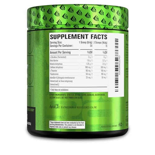 NITROSURGE Pre Workout Supplement - Endless Energy, Instant Strength Gains Jacked Factory uk supplements