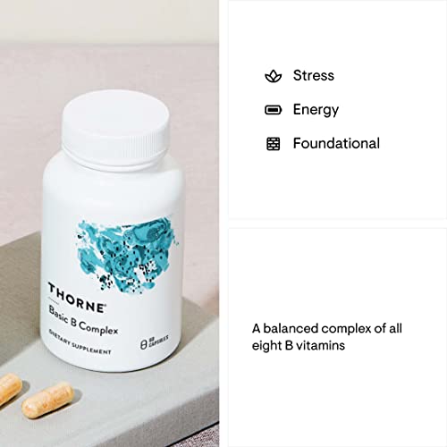 THORNE Basic B-Complex - Tissue-Ready Vitamin B Complex Supplement with Choline THORNE uk supplements