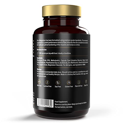 Protein Works - Zinc & Magnesium Supplement Tablets |Added Vitamin B6 | Combats Tiredness & Fatigue Protein Works uk supplements
