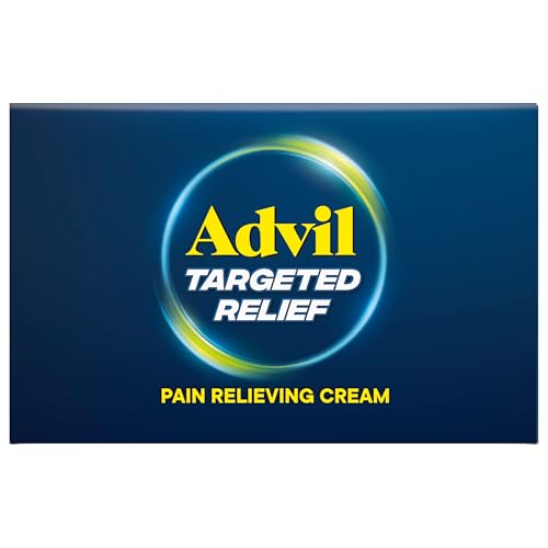Advil Targeted Relief Pain Relieving Cream, Up to 8 Hours of Powerful Relief of Minor Arthritis Pain, Joint Pain, Lower Back Pain and Muscle Pain - 4 oz Advil uk supplements