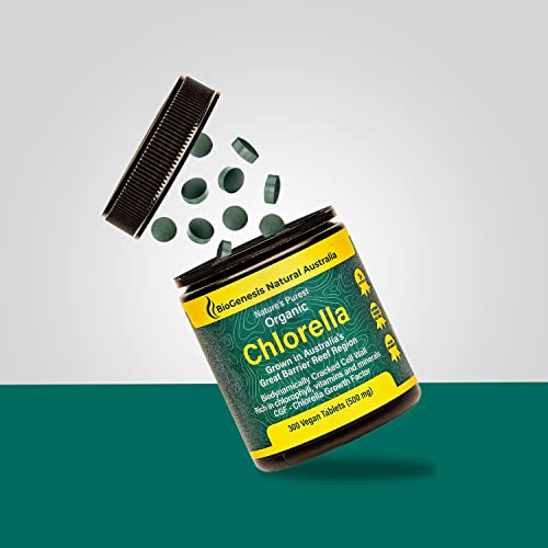 Biogenesis Organic Chlorella Tablets | Australian Grown | Chlorophyll-Rich Biogenesis uk supplements