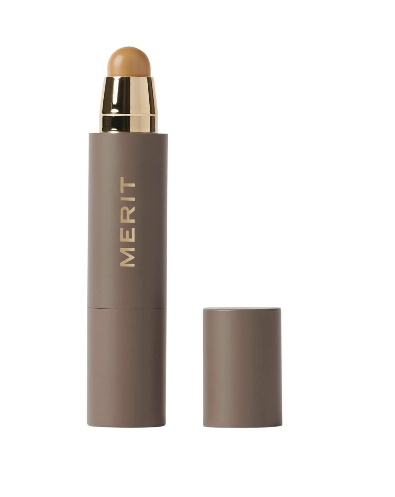 MERIT The Minimalist Perfecting Complexion Foundation and Concealer Stick Camel Merit uk supplements