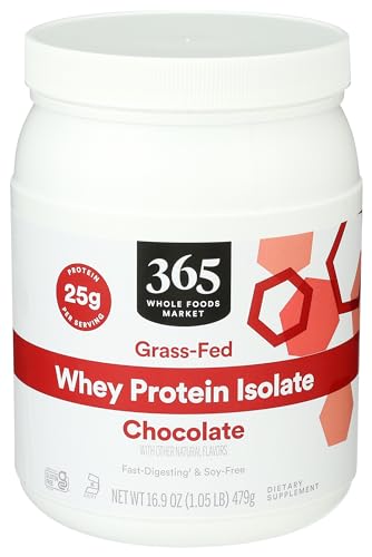 365 by Whole Foods Market, Chocolate Whey Protein Isolate, 16.9 Ounce 365 by Whole Foods Market uk supplements