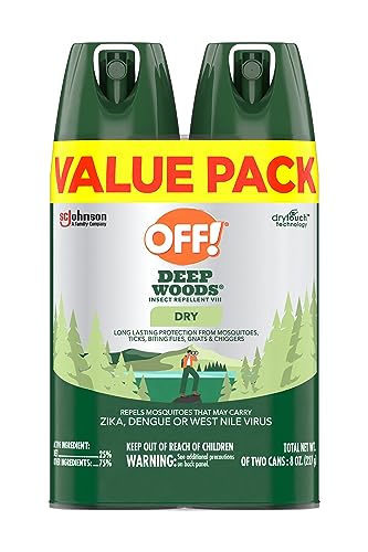 OFF! Deep Woods Insect Repellent Aerosol, Dry, Non-Greasy Formula, Bug OFF! uk supplements