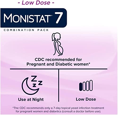 Monistat 7 Simple Cure Feminine Antifungal Cream with RX Strength Cream, 7 Day Treatment Cream Monistat uk supplements