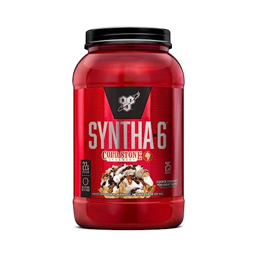 BSN Syntha-6 Whey Protein Powder, Cold Stone Creamery- Cookie Doughn't You Want BSN uk supplements