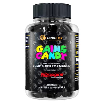 ALPHA LION Gains Candy, Supplement Pills for Muscle Pump & Blood Flow, Nitric Oxide ALPHA LION uk supplements