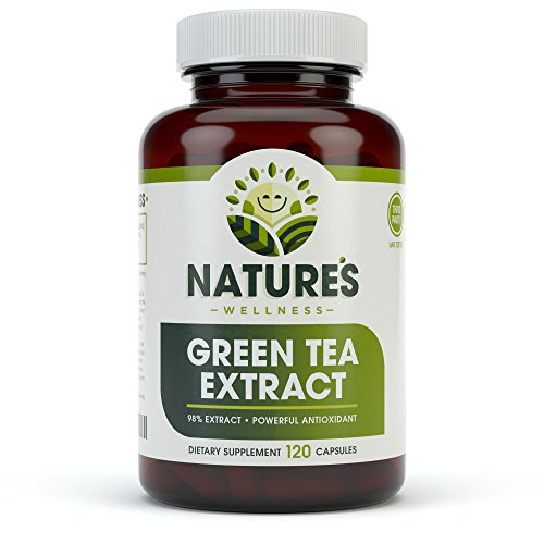 Green Tea Extract 98% Standardized with EGCG | Healthy Weight Support, Metabolism Natures Wellness uk supplements