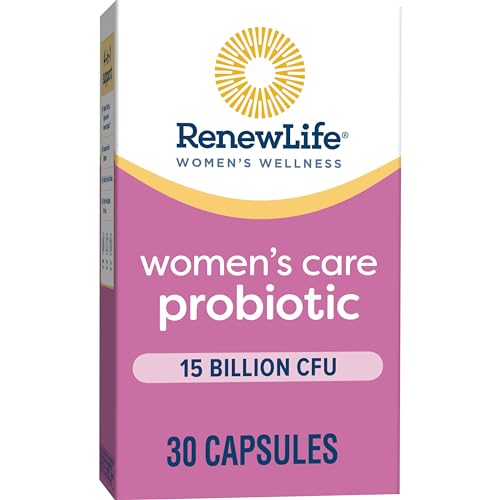 Renew Life Women's Probiotic Capsules, Supports pH Balance for Women, Vaginal, Urinary Renew Life uk supplements