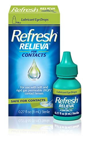 Refresh Relieva for Contacts Lubricant Eye Drops, 0.27 Fl Oz Sterile Refresh uk supplements