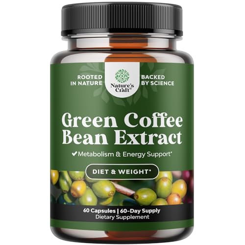 Pure Green Coffee Bean Extract - 800 mg Green Coffee Extract Caffeine Energy Pills Bio Sense uk supplements