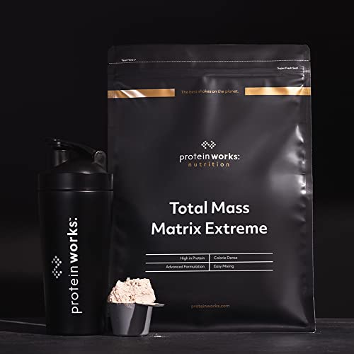 Protein Works - Total Mass Matrix Extreme Mass Gainer | High Calorie Protein Powder Protein Works uk supplements