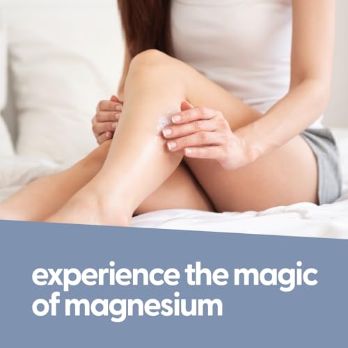 Unscented Magnesium Lotion for Sleep & Leg Cramps, Suitable for Sensitive Skin, Helps with Muscle Relaxation, Soothes Tired Legs & Foot Aches and Supports Restful Nights, 8 fl oz by M3 M3 Naturals uk supplements