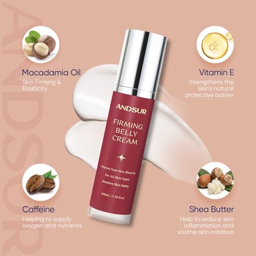 B Flat Belly Firming Cream, Skin Tightening Cream for Body, Belly Firming and Tightening ANSDUR uk supplements
