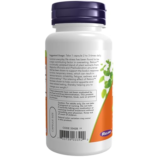NOW Supplements, Relora 300 mg (a Blend of Plant Extracts from Magnolia officinalis NOW uk supplements