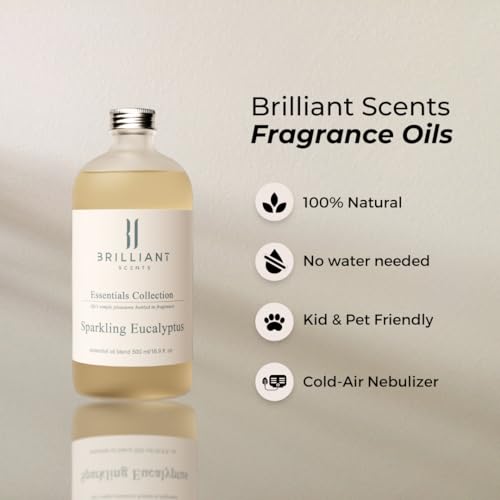 Brilliant Scents - Sparkling Eucalyptus | Luxury Home & Business Scent | Fragrance Oil - 500ml Brilliant Scents uk supplements