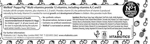 Wellkid Peppa Pig Chewable Gummy Vitamins by Vitabiotics - UK's No. 1 Vitamin Company Wellkid uk supplements
