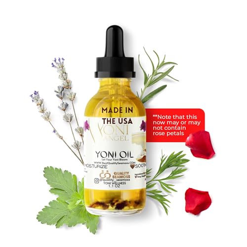 Natural Yoni Oil, Mint Fresh Feminine Care Oil, Reduces Odor, Restores pH Balance, All Natural, Herbal Yoni Quality Seamoss and Yoni Oil uk supplements