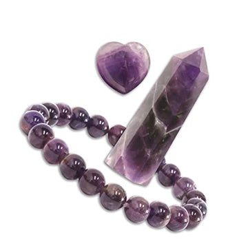 Goplemo Crystals and Healing Stones Gift Set, Amethyst Healing Crystals Set for Reiki Meditation Goplemo uk supplements