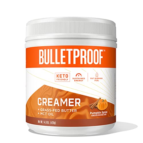 Bulletproof Pumpkin Spice Creamer, 14.8 Ounces, Keto Coffee Powder Creamer Bulletproof uk supplements