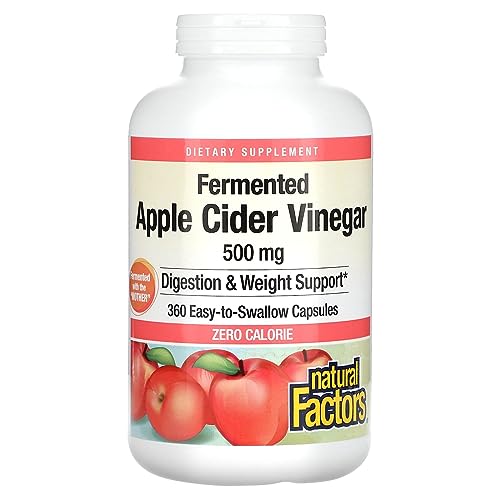 Natural Factors, Apple Cider Vinegar Capsule, Supports Digestion and Weight Management Natural Factors uk supplements