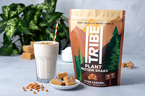 TRIBE Vegan Protein Powder - Salted Caramel - Pea and Rice Protein Blend - Vegan TRIBE uk supplements