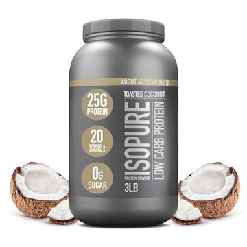 Isopure Protein Powder, Low Carb Whey Isolate with Vitamin C & Zinc for Immune Support Isopure uk supplements