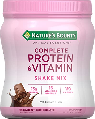 Nature's Bounty Complete Protein & Vitamin Shake Mix with Collagen & Fiber, Contains Vitamin C Nature's Bounty uk supplements