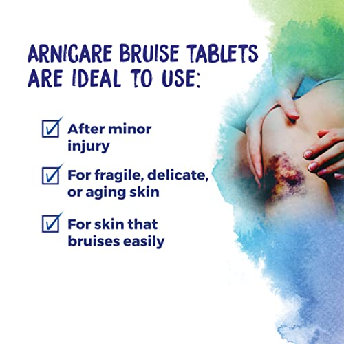 Boiron Arnicare Bruise for Relief of Pain or Swelling from Injuries, and Discoloration of Bruises - 60 Tablets Boiron uk supplements