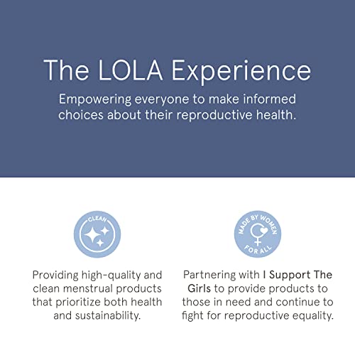 LOLA Organic Cotton Tampons, 60 Count - Super Plus Tampons, Period Feminine Hygiene Products LOLA uk supplements