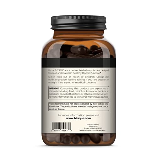 Blisque – Thyroid Support Supplement Complex for Healthy Metabolism and Increased Energy Blisque uk supplements