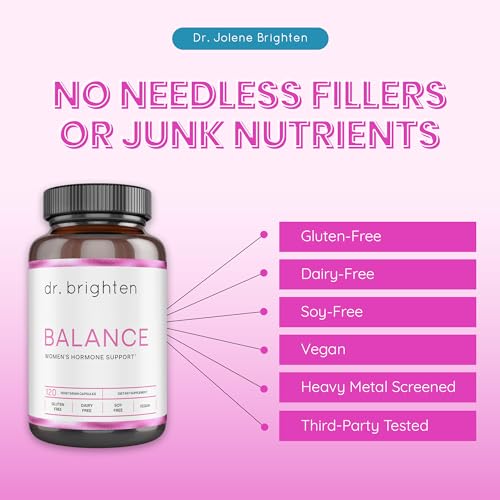 Dr. Brighten Balance - Hormone Balance for Women with Chasteberry and DIM - Targets Dr. Brighten uk supplements