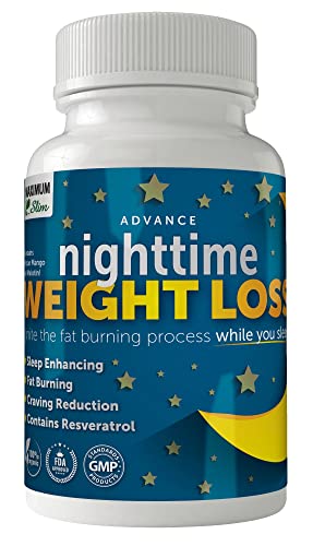 Maximum Slim Advanced Nighttime (Fat Burning) Weight Loss with African Mango, Green Tea Maximum Slim uk supplements