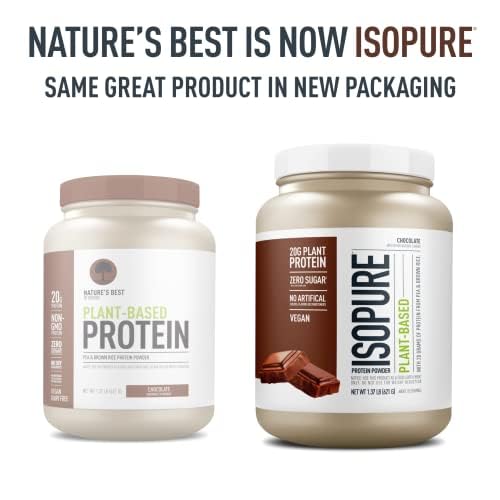Isopure Chocolate Vegan Protein Powder, with Monk Fruit Sweetener & Amino Acids Isopure uk supplements