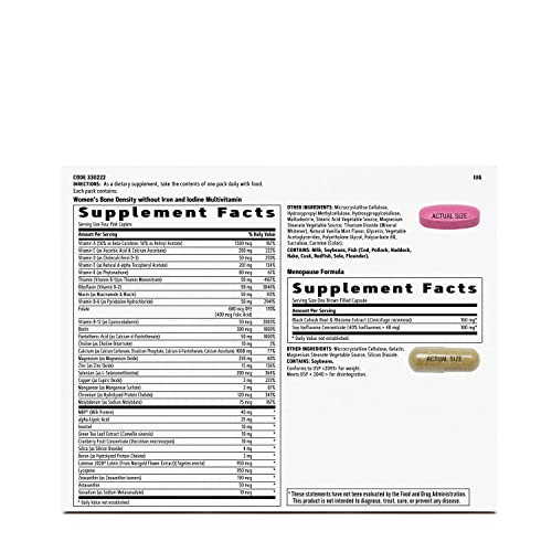 GNC GNC Women's Menopause Support Vitapak | Targeted for Hot Flashes & Bone Health GNC uk supplements