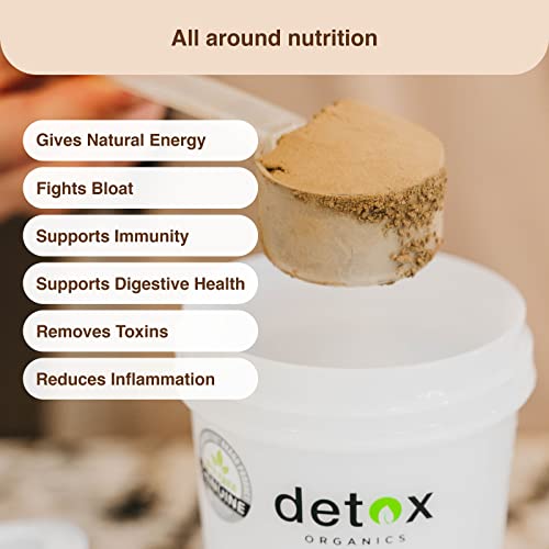 Detox Organics Chocolate Superfood Powder, Detox Cleanse for your Body, Bloating Relief Detox Organics uk supplements